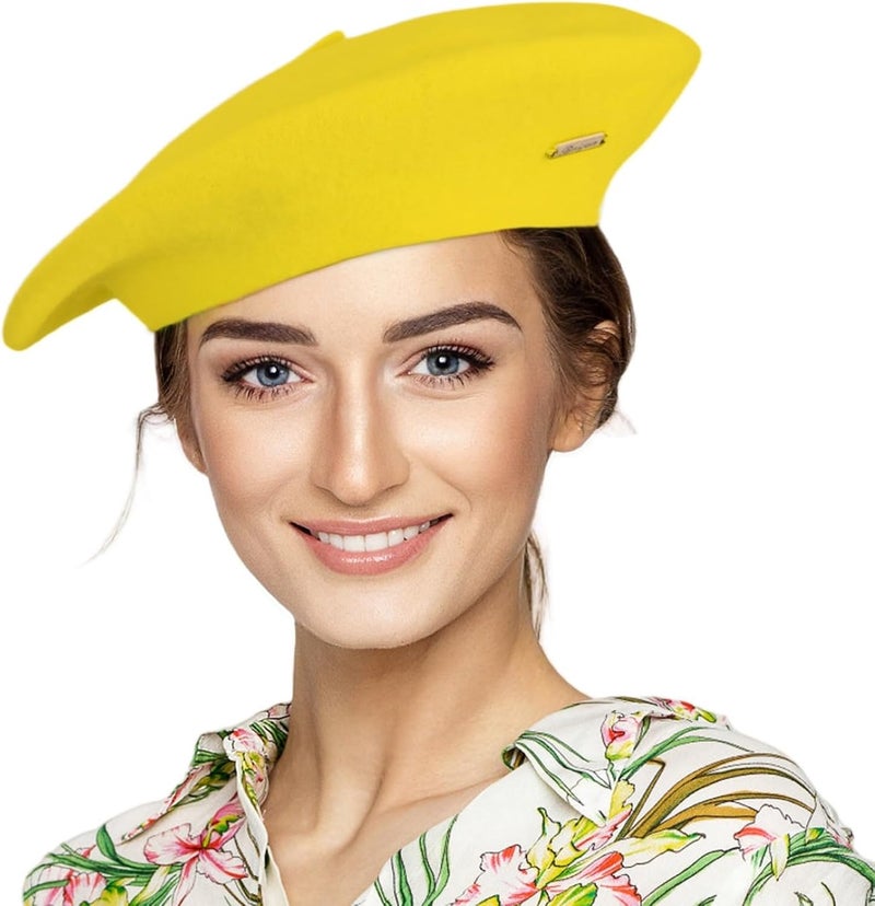 recapitula Satin Lining Classic Wool Beret Hats for Women Man Painter hat French Beret for Man Woman Warm Winte. - Image 1